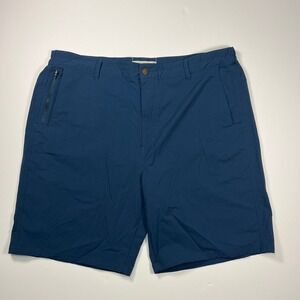 Duck Camp Shorts Mens 2XL Blue Outdoor Performance Fishing Hiking Nylon Spandex